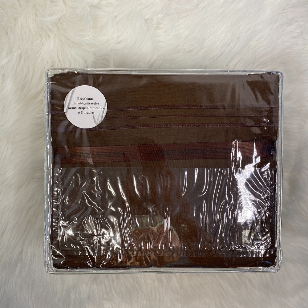 ⭐️SEE NEW LISTING⭐️Queen 4pc Brown Bedsheets - Picture 2 of 5